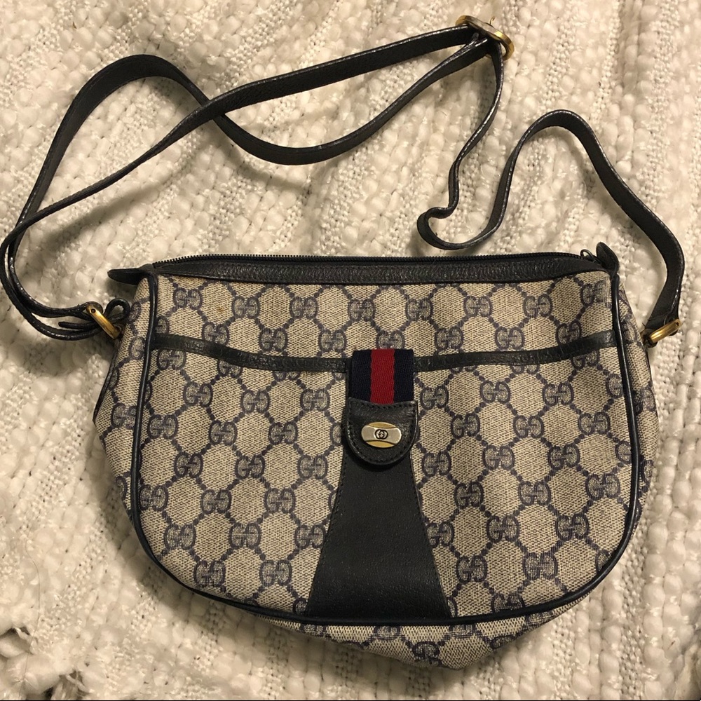 Authentic Vintage Gucci Monogram Bag